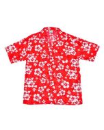 Funky Hawaiian Shirt Small Flower Pink