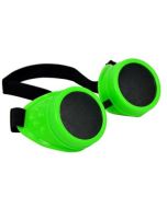 Steam punk goggles green