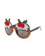 Novelty Christmas Pudding Sunglasses.  These novelty Christmas pudding sunglasses make a great secret santa gift. Pretty little thing.