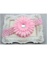 Baby Pink Flower Headband Extra Small