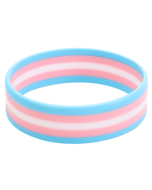 Transgender Pride Silicone Wristband LGBTQ+ Accessories