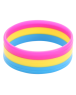 Pansexual Pride Silicone Wristband LGBTQ+ Accessories