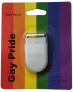 Rainbow Gay Pride Stripy Face Paint Gay Pride Festival Essential