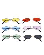 Oval retro sunglasses.  These sunglasses make great festival wear accessories to your funky festival outfit.  The retro sunglasses come in several colours.  Pretty little thing.