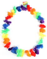 Rainbow Gay Pride Hawaiian Lei Gay Pride Festival Essential