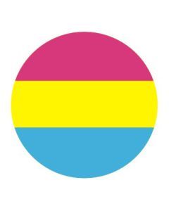 Pansexual Pride 2.5cmBadge LGBTQ+ Gay Pride Badges