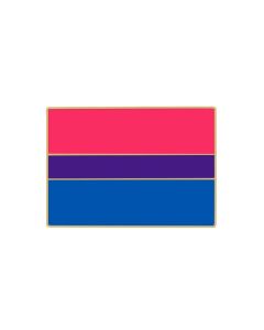 Bisexual Pride Rectangular Badge LGBTQ+ Badge