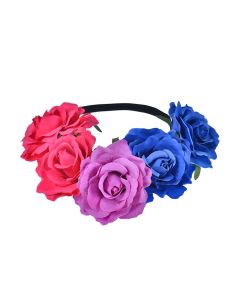 Bisexual Pride Large Flower Crown Gay Pride LGBTQ+