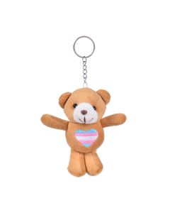 Transgender Pride Teddy Bear Keyring LGBTQ+ Accessories.