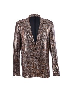 Shiny holographic snake print blazer festival jacket.  These shiny snake print blazer jackets make great festival wear for your funky festival outfit.  Pretty little thing.