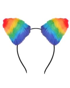 Rainbow Gay Pride Animal Ears Headband LGBTQ+ Accessories