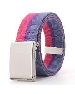 Bisexual Pride Webbing Belt High Quality LGBTQ+ Belt