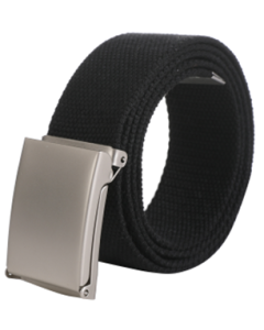 Black Webbing Belt 