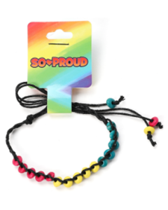 Pansexuall Pride Ceramic Beaded Bracelet LGBTQ+ Accessories