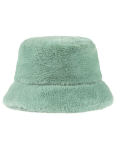 Green faux fur soft, warm and fluffy bucket hat or festival hat.  Nice warm festival hat for those chilli festival evenings.  Many colours of fluffy bucket hats available as well as matching bags