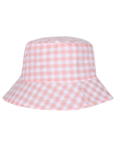 Pink Gingham Sun Hat Bucket Hat Festival Hat Rave Hat