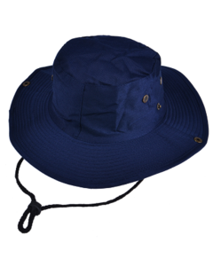 Blue Fisherman Hat Wide Brimmed Festival Hat