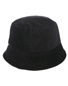 Black  Corduroy Bucket Hat Sun Hat Festival Hat