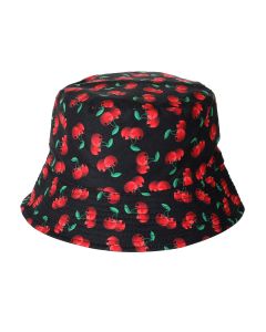 Cherry Print Bucket Hat Festival Hat Sun Hat Rave Hat