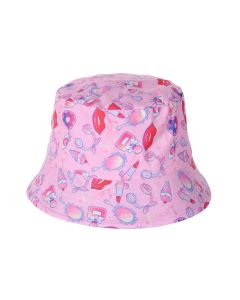 Lipstick Print Girls Sun Hat for Children.  Great Kids Sun Hats