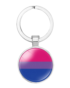 Bisexual Pride Keyring LGBTQ+ Accessories