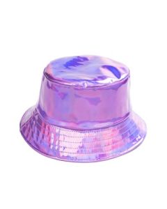 Shiny Purple Bucket Hat