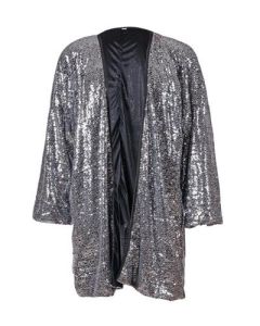 Sparkly silver sequin kimono.  This silver sequin kimono is perfect for your festival outfit.  Will fit up to size 12 - 14  Perfect festival outfit.  Silver sequin kimono. Pretty little thing.