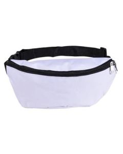 White large bumbag with adjustable strap and concealed back pocket.  These large white bumbags make great festival wear for your funky festival outfit.  Pretty little thing.