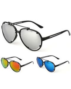 Men's aviator sunglasses with mirrored lenses.  These aviator sunglasses make a great festival wear accessory to your funky festival outfit. Pretty little thing.