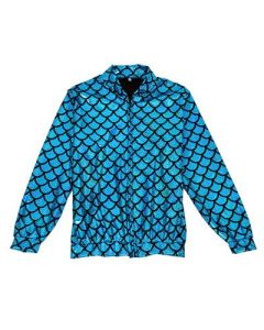 Turquoise shiny holographic bomber jacket with mermaid scale.  Shiny holographic bomber jackets make a great festival jacket for your funky festival outfit.  Pretty little thing.