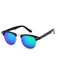 Black Clubmaster style sunglasses with blue lens.  These clubmaster style sunglasses make a great festival wear accessory t your funky festival outfit. Pretty little thing.