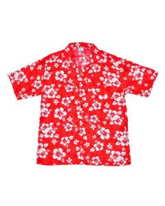 Red Floral Hawaiian Shirt With Hibiscus Flower.  These red floral Hawaiian shirts are cool and comfortable for festival outfits and holiday.  Small to 4XL Pretty little thing.