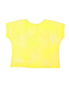 80's Yellow Mesh Top 80's Fancy Dress Outfit, Yellow 0versized 80's net tops or mesh tops make great 80's fancy dress outfits or festival wear for your funky 80's festival outfit.