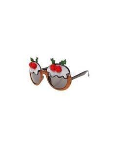 Novelty Christmas Pudding Sunglasses.  These novelty Christmas pudding sunglasses make a great secret santa gift. Pretty little thing.