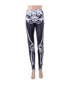 Halloween skeleton print leggings. Size 10.  Scarey Halloween skeleton print leggings for fancy dress or festival outfit. Pretty little thing.