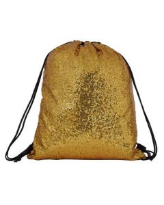 Gold sequin drawstring bag.  Great PE bags for school or funky festival bags for your festival outfit.  Pretty little thing.