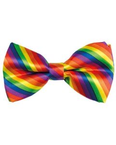 Gay Pride Bow Tie In Rainbow Colours.