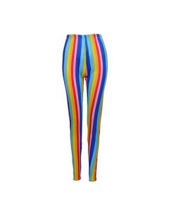 Rainbow striped leggings.  Gay Pride leggings.  Perfect multicoloured leggings for a Gay Pride festival outfit. Pretty little thing.