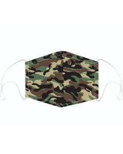 3 layer cotton face mask camo print face mask