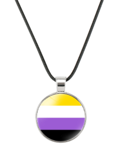 Non Binary Pride Necklace LGBTQ+ Necklaces and Accessories