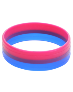 Bisexual Pride Silicone Wristband LGBTQ+ Accessories