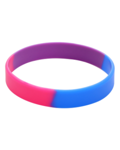 Bisexual Gay Pride Silicone Wristband LGBTQ+ Accessories.