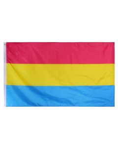 Pansexual Pride Flag.  LGBTQ+ 3ft x 5ft Gay Pride Flag