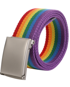 Rainbow Gay Pride Webbing Belt LGBTQ+ Belts