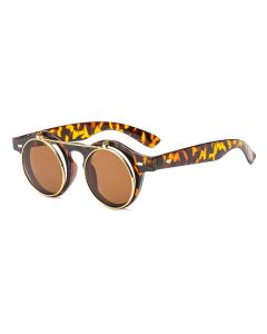 Tortoiseshell sunglasses with flip up lenses.  Flip up sunglasses, great festival wear accessory,  funky festival outfit.   Pretty little thing.