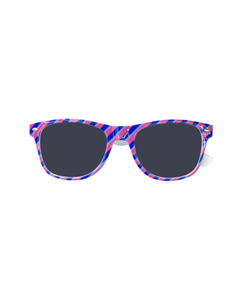 Bisexual Pride Wayfarer Sunglasses LGBTQ+ Sunglasses