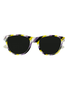 Non Binary Pride Wayfarer Sunglasses LGBTQ+ Sunglasses