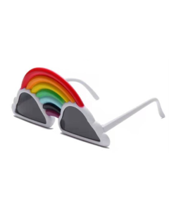 LGBTQ+ Sunglasses With Rainbow and Clouds