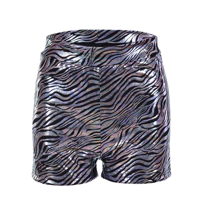 printed hot pants short