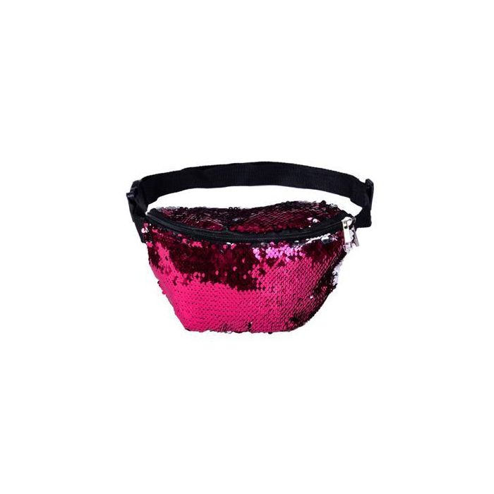 Pink Sequin Bum Bag